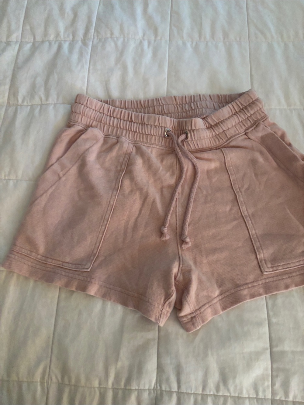 J. Crew Blush Pink Drawstring Athletic Shorts